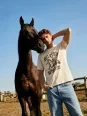 Authentic men's T-shirt with pearl print Patter 103