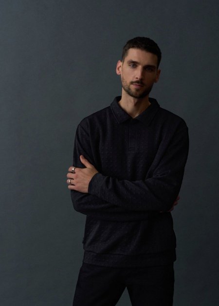 T-shirt_long PRM PLG 256 Black