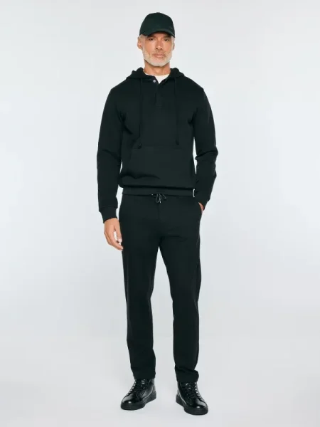 Men's hoodie black Bazyler 906