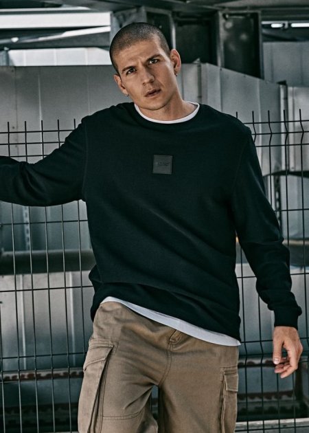 T-shirt_long DEXT LOGO PATCH LG