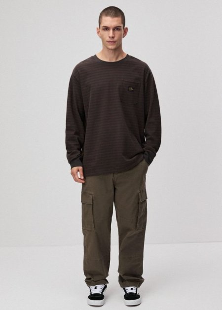 T-shirt_long CLTN LG STRIPE